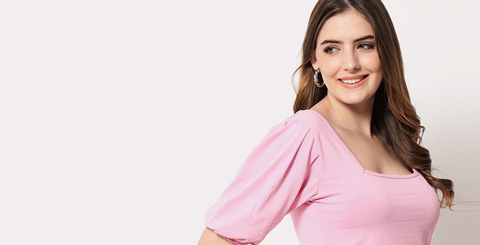 Áo blouse nữ tay lưới