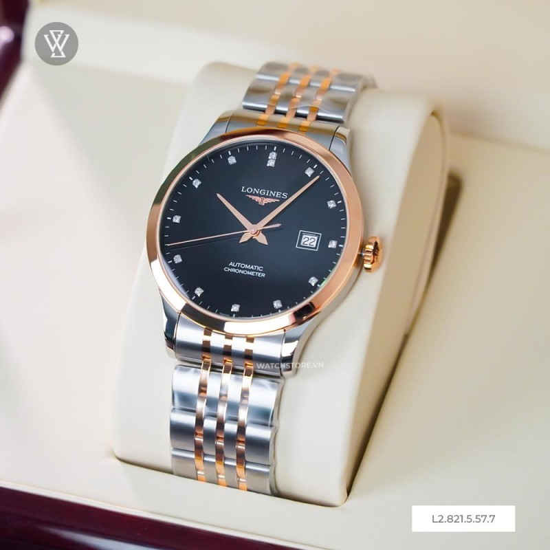 Đồng Hồ Longines Record Collection Nam L2.821.5.57.7 - Hàng Lướt